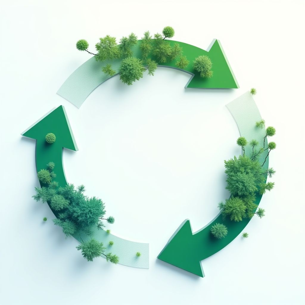 Gráfico de una economía circular